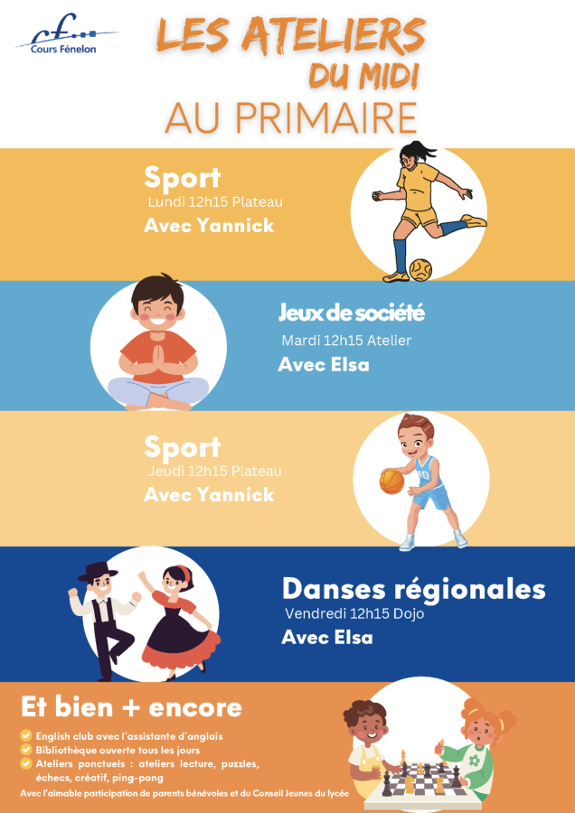 Ateliers Primaire du midi R25